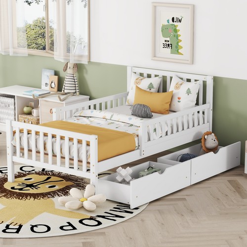 Twin size wood platform - size, bed