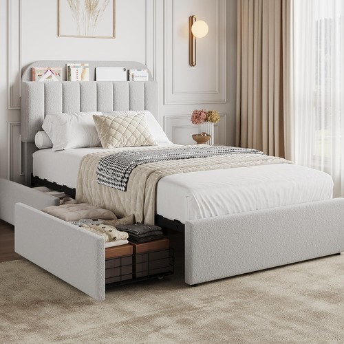 Twin size bed frame - size,